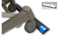 HOB-42: Hospital Bed Parking Target - Protects Hospital and Nursing Home Walls from Damage - Stretcher Stopper - Bed Stopper – Easy to Install and Clean – One Needed per Bed