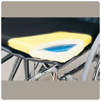Skil-Care Econo-Gel Vinyl Wheelchair Cushion with Polyester Cover, 18" x 16" x 1.5"