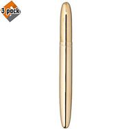Fisher Space Pen Raw Brass Bullet Pen (400-RAW) - 3 Pack