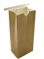 NEWPAK 1/2 LB Festive Bags with a White or Gold Tin Tie Available in Solid, Green, Gold, Black,Red,Blue and Maroon Size - 3 3/8 x 2 1/2 x 7 3/4″ (Gold - White Tin Tie)