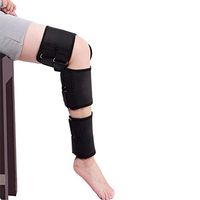 Ueasy Adjustable Authentic Bandages to Correct O- Type Legs X-Type Legs 3 Kits Available O Form X Legs Form Correction Band One Size Fits All Black (Advanced Version)