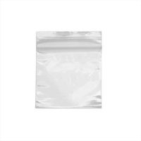 Soft 'N Style EN200 500 Count Resealable Zipper Poly Bags, 2 by 2-Inch, 50mm by 50mm, Clear 3 Pack