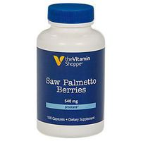 Saw Palmetto 540mg (Serenoa Repens) (Berries) Supplement for Prostate Health (100 Capsules) by The Vitamin Shoppe