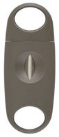 Xikar VX V-Cut V Cutter, Cigar Cutter, Up to 64 Ring Gauge, Razor-Sharp Blade Provides A Clean Cut Every Time, Concave Design for Cigar Rest, Gunmetal