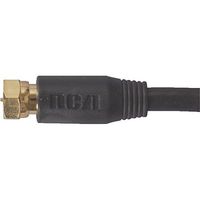 Audiovox Accessories 4330422071 Coaxial Cable Antenna, Wire(Co-Ax, Flat, Rotor), 100', Black
