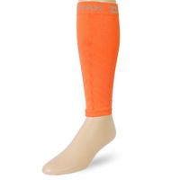 Zensah Calf/Shin Compression Sleeve (Single) - Neon Orange, X-Small