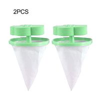 Galapara Household Reusable Washing Machine Floating Lint Mesh Bag Hair Filter Net Pouch Filter Magic Cleaning Ball Pet Fur Lint Hair Laundry Hair Catcher Lint Remover