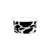 Yocup 6 oz. Dairy Print Paper Ice Cream/Frozen Dessert Cup - 50 ct