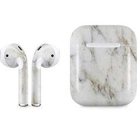 Skinit Decal Audio Skin for Apple AirPods with Lightning Charging Case - Officially Licensed Skinit Originally Designed Ivory Taupe Design