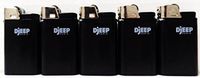 Djeep Lighter Assorted Colors (Black, Lot of 12)