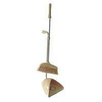 Kylin Express Durable Removable Broom and Dustpan Standing Upright Grips Sweep Set with Long Handle, C13