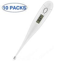 FLOVEME 10 Pack Oral Digital Thermometer for Fever Accurate and Readings in 10-20 Seconds,LCD Digital Thermometer Temperature Measurement Mouth for Baby Kids and Adult