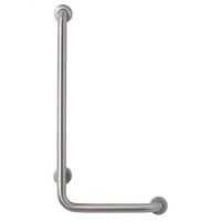 Mustee 390.309 CareGiver Angled 90-Degree Grab Bar Left Hand, 32" x 16" x 1.5", Stainless Steel