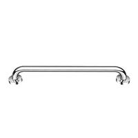 LLF 304 Stainless Steel Bathroom Grab Bar Handrail/Wall Mounted Straight Towel Holder/Shower Aid & Safety Support, for Elderly, Disabled,Children (Color : Silver, Size : 50cm)