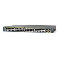 CISCO WS-C2960-48PST-S / Catalyst C2960-48PST Fast Ethernet Switch 2 x SFP (mini-GBIC) - 48 x 10/100Base-TX, 2 x 1000Base-T