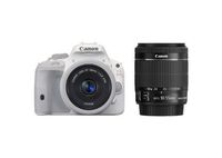 Canon DSLR Camera EOS Kiss X7 (White) with EF-40mm F2.8 STM (White) and EF-S18-55mm F3.5-5.6 IS STM Lens Kit - International Version (No Warranty)