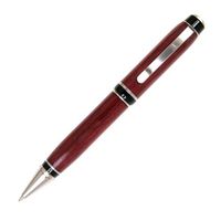Cigar Twist Pen - Brushed Satin - Purpleheart