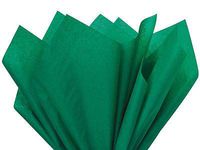 Buy All Store *16 Colors!!* Tissue Paper for Gift Wrapping 15"x20" Solid Sheets Your Choice! (20 Ct) (Emerald Green)