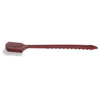 Carlisle White Teflon High Temperature Clean-Up Brush with Red Handle - 20"L