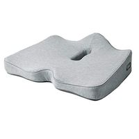 Lifting Cushions Tail Bone Support Pad Memory Cotton for Long-Term Sedentary People to Relieve Tailbone and Sciatica (Color : Gray, Size : 46409cm)