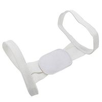 Posture Corrector Spinal Support,Adjustable Back Brace for Men and Women Back Shoulder Support Brace Belt Health Care(White)