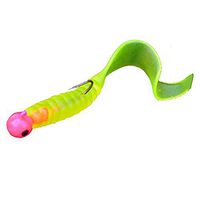 JSPOYOU 17Pcs Soft Worm Lure Lure Set Head Jig Hooks Fishing Baits Set Tackle