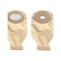 "Nu-Flex 1-Piece Adult Drainable Pouch Cut-to-Fit Deep Convex 1-1/2"" x 2-3/4"" Oval"