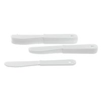 Plastic Knife Black - 7"L 10 Per Case