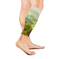 SLHFPX Leg Sleeve Red Wine Bottle Glass Compression Socks Support Non Slip Calf Sleeves for Yoga, Running, Shin Splint, Calf Pain Relief, Runners, Medical, Air Travel, Nursing, Cycling 1Pair