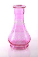 SALE NEW PINK MEDIUM CRYSTAL VASE Hookah Shisha Narguile Water Smoking Pipe