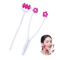 Face Roller Massager 2 in 1 Face Massage Roller Double Chin Remover Face Slimming Massager Facial Beauty Tool by SamGreatWorld