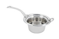 Bon Chef 5250HLSS Casserole, Plain on the Rim with Long Handles, Stainless Steel