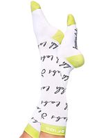 FIGS Women’s Drawing Labs Compression Socks — 20-30 mmHg Medical Grade Compression, Sustainably Sourced, Breathable, Increases Blood Circulation, Reduces Muscle Fatigue, Moisture-Wicking — Large