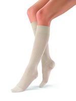 JOBST soSoft, Knee High Compression Socks, Brocade, 8-15 mmHg, Sand, LG