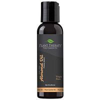 Plant Therapy Sweet Almond Oil - Almond Oil for Hair, Skin, Face, Body & Baby - Aromatherapy Carrier Oil, Natural Moisturizer & Massage 100% Pure, Cold Pressed California Almonds, Made in USA, 2 oz