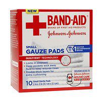 Band-Aid Gauze Pads, 2 x 2 inch, 10 ea - 2pc