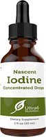 Nascent Iodine Drops Supplement in Liquid Concentrated Tincture for Best Absorption and for Thyroid Support