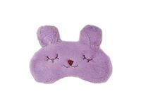 Cute Cartoon Plush Purple Rabbit Bunny Eye Mask Eye Shade For Sleeping Funny Sleeping Mask with Eyes Silk Kids Women