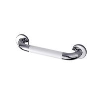 ZJMYSFS Bathroom Support armrests Bathroom Handrails Safety Non-Slip Stainless Steel Armrest White, Yellow Aid and Safety Bathroom, Yayoi Goods, Anti-Slip Hand (Color : White, Size : 38cm)