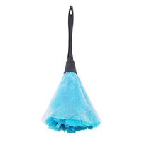 LIUCM Cleaning Feather Duster Anti Static Dust Brush Household Cleaning Suuplies Black Handle Lake Blue