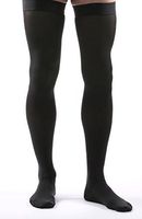 Allegro 20-30 mmHg Surgical Compression 207 Closed Toe Thigh High Dot Band