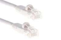 CablesAndKits - Cat5e Ethernet Cable, Booted, Jacket: PVC (cm), 5 ft, White, Pure Copper, RJ45 Computer & Networking Patch Cord
