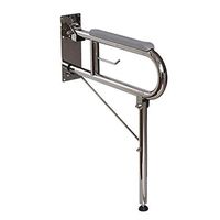 SYDDP Bathroom Stools Bath Stools Bath Support Rail 60CM Stainless Steel U Type Fold Armrest Old Man Disabled People Barrier-Free Bathroom Handrail fo Shower/Bathroom Anti-Slip Chair Spa Stools