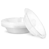 Plasticpro 18 ounce Premium Heavy Weight Crystal Clear Disposable Plastic Party Bowls Pack of 20