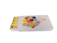 The Joy of Light Designer Matches 3D Baloons Embossed Matte 4" Collectible Matchbox