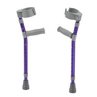 Inspired by Drive Pediatric Forearm Crutches, Wizard Purple, Medium