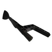 laize The Gutter Cleaning Scraper Tool Spoon and Scoop Behind Skylights Roof Cleaning Lightweight Leaf Clean Tool for Home Garden Hole