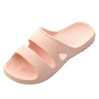 Shower Slipper, Bathroom Non-Slip Slippers, House and Pool Sandals, in-Door Slipper with Massaging Effect Pink
