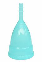 Small Size Silicone Menstrual Cup Moon Cup - 5 Colors Choice (Blue)