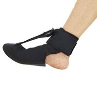 Adjustable Plantar Fasciitis Ankle Brace Support Night Splint Relieve Pain Foot Drop Corrector,Black New,Small